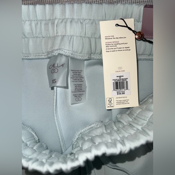 Calia Soft Scuba Shorts | Calming Green | XS - Picture 6 of 9